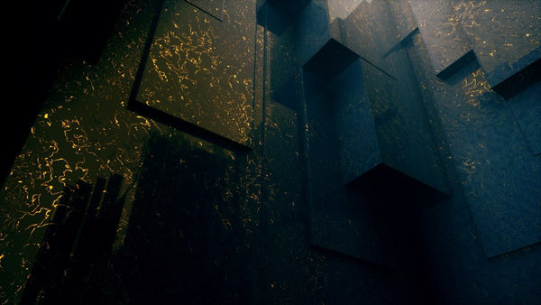 A screenshot from the game Control taken in the Astral Plane.